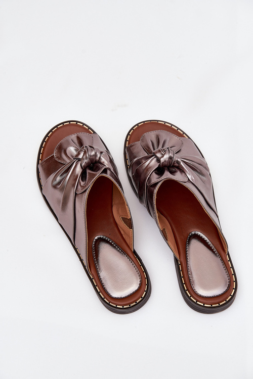 Жіночі Сандалі На Плоскій Підошві Графітові Nelvira