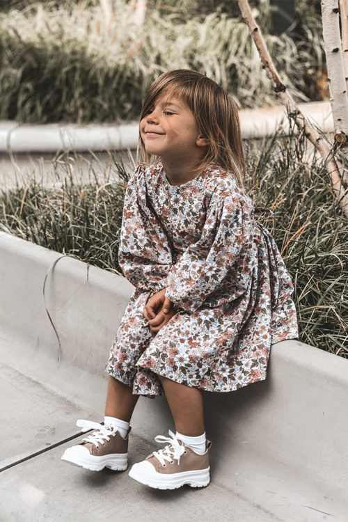 Дитячі кросівки на платформі бежеві Travel Time