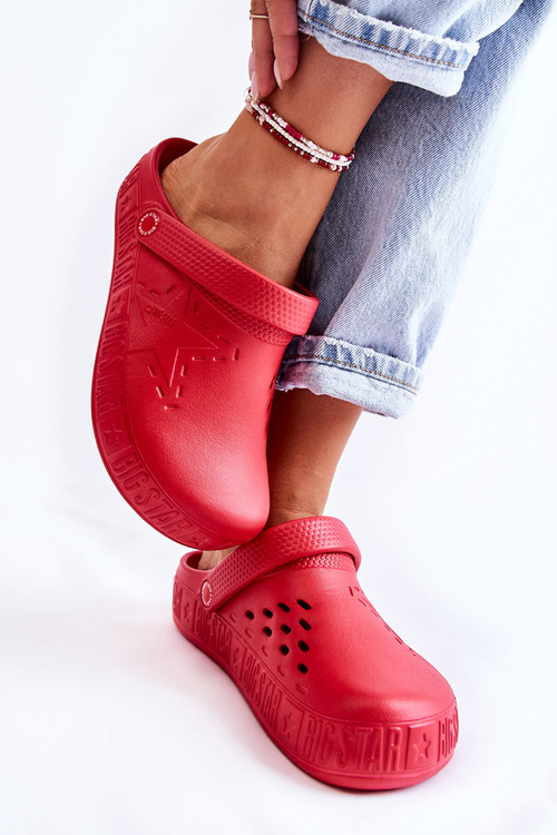 Жіночі світлі тапочки Big Star II275004 Red