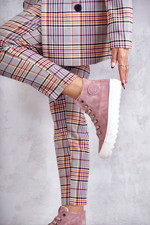 Жіночі кросівки Big Star High Warm Pink EE274113