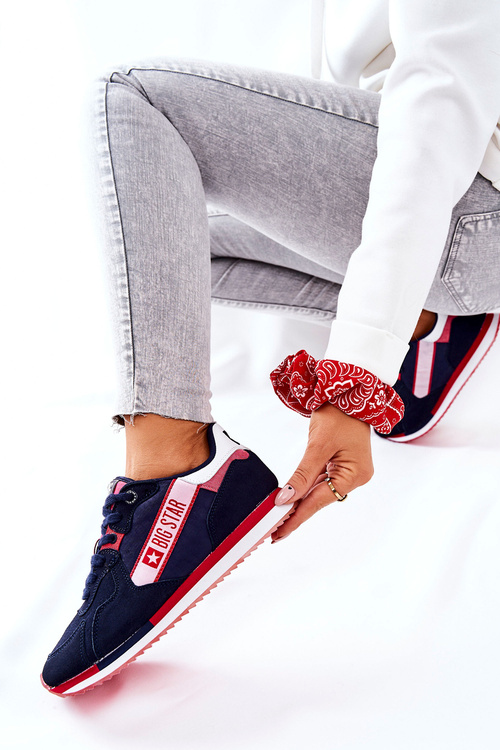 Шкіряне спортивне взуття Big Star II274270 Navy