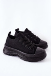 Дитячі кросівки на платформі чорні Travel Time