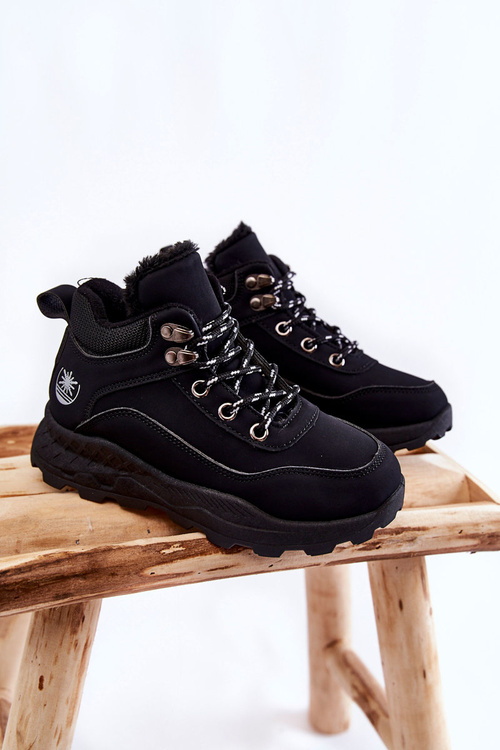Дитячі теплі черевики Trappers Black Otto 
