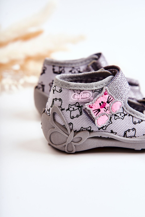 Босоніжки Befado Velcro Cats 242P102 Сірі