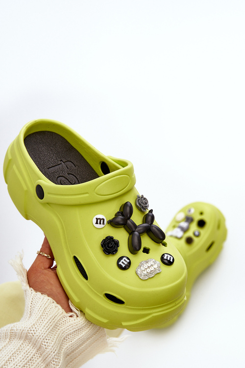 Жіночі легкі шльопанці з поролону на масивній підошві Lime Matirra