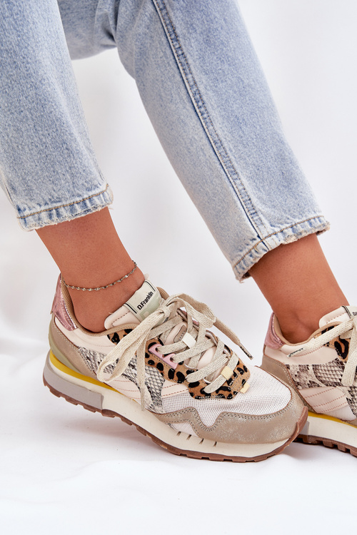 Кросівки Спортивне Взуття Жіноче D.Franklin DFSH378006 Золоті