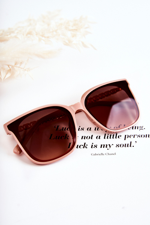 Жіночі сонцезахисні окуляри V130035 Рожеві