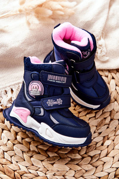 Дитячі утеплені зимові черевики Navy Nemi