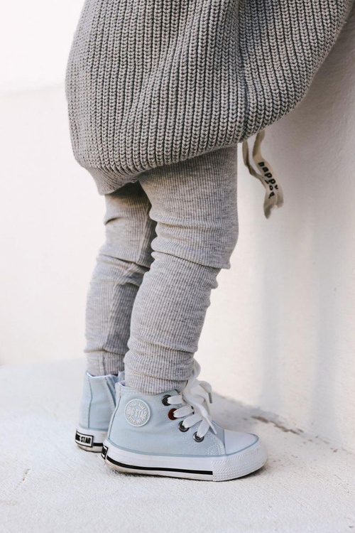 Дитячі високі кросівки на блискавці BIG STAR HH374088 Сині