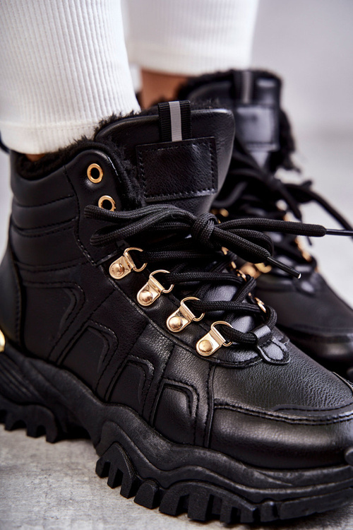 Жіночі утеплені чоботи Black Hareshaw