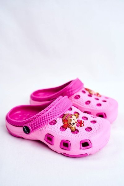 Дитяче взуття Слайди Crocs Pink Girl