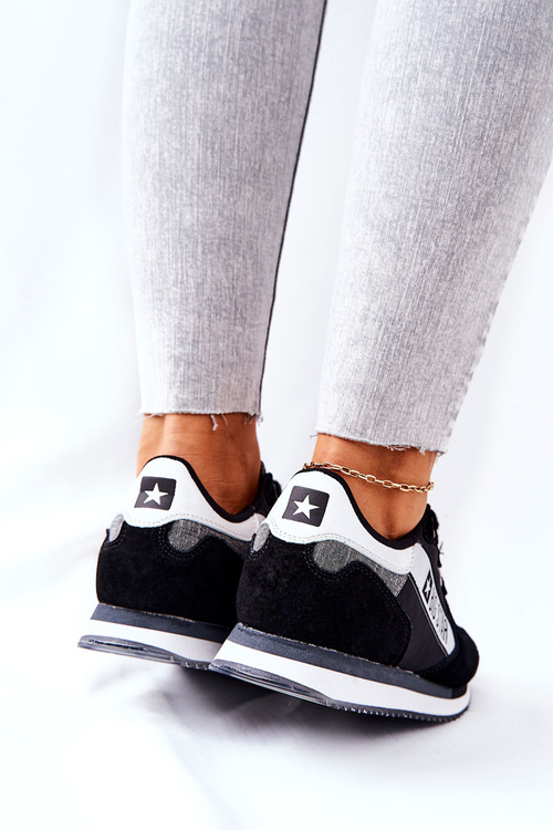 Шкіряне спортивне взуття Big Star II274271 Чорний