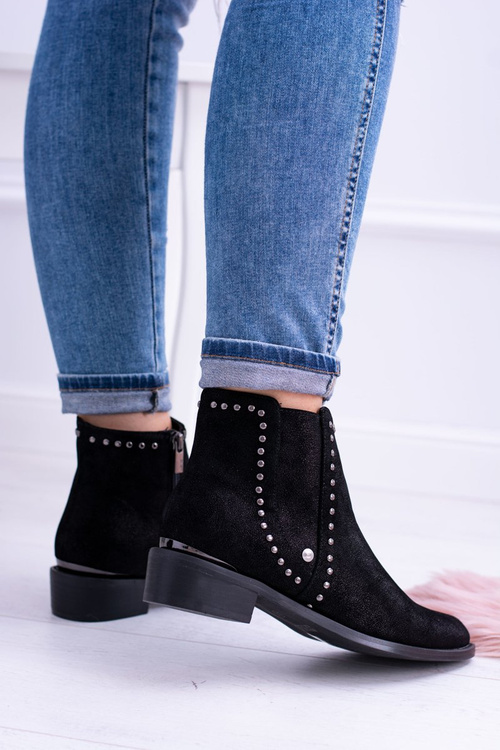 Чорні жіночі черевики Big Star на шпильці BB274529