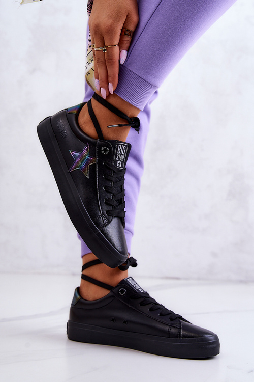 Шкіряні кросівки Star Big Star JJ274243 Чорні