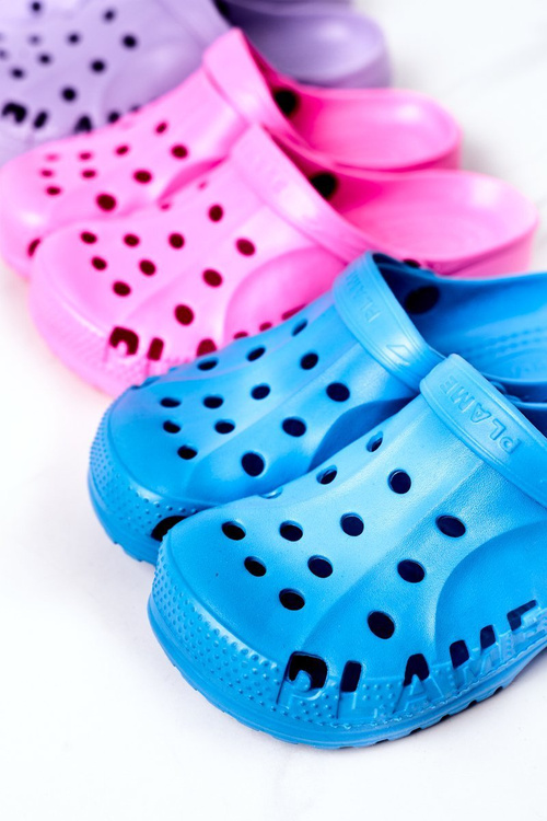 Жіночі поролонові шльопанці Kroksy EVA Blue