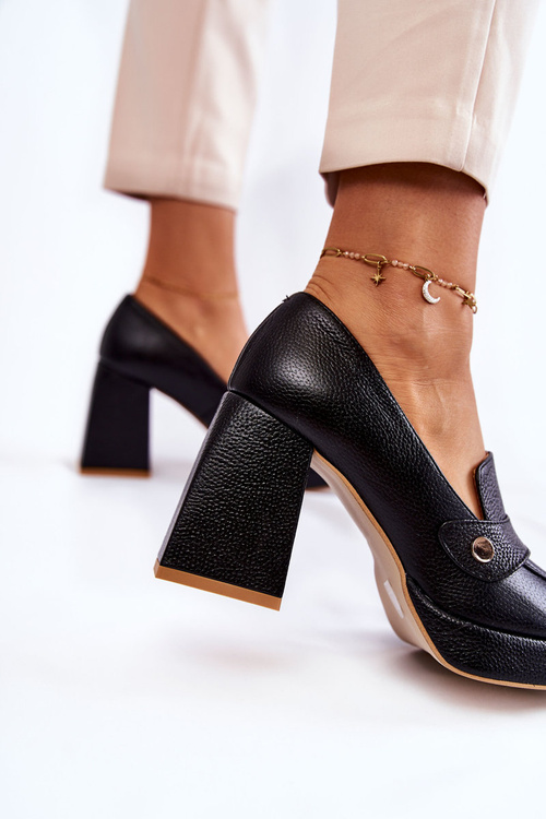 Шкіряні туфлі Lewski Shoes 3195/2 Чорні