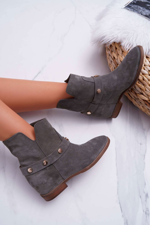 Жіночі черевики Laura Messi 1890 Leather Suede Olive Darmah