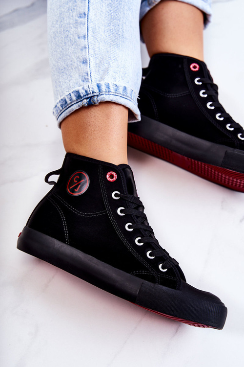 Жіночі високі кросівки Cross Jeans JJ2R4055C чорні