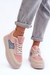 Жіноче спортивне взуття Big Star MM274233 Pink-Beige