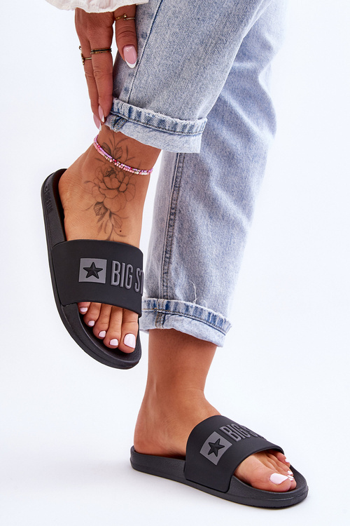 Жіночі тапочки Big Star FF274A200 Чорні