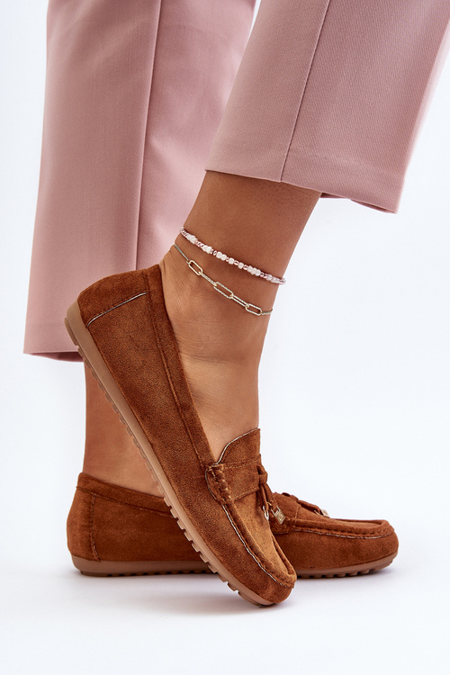 Жіночі замшеві класичні мокасини Camel Ontala