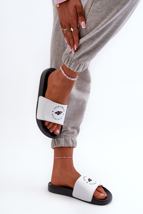 Тапочки дитячі 4FJMM00FFLIF042-10S білий-чорний