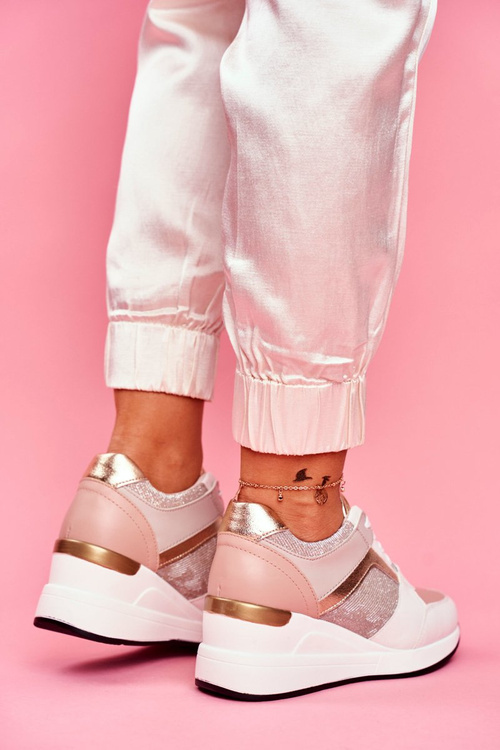 Жіноче спортивне взуття Кросівки White Pink Dillion