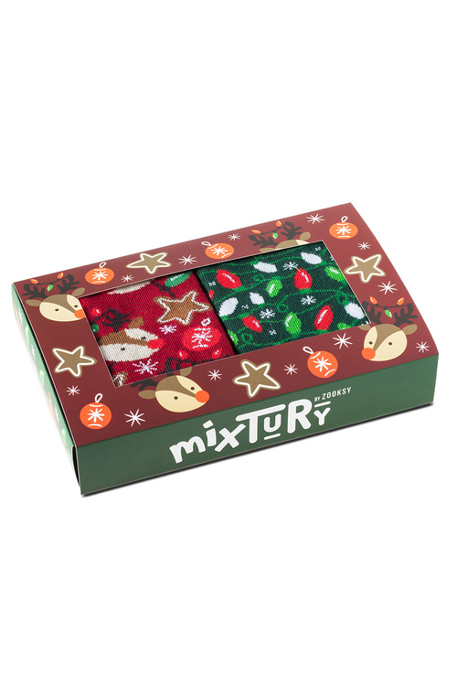 Набір дитячих шкарпеток на ялинку Zooksy mixTURY