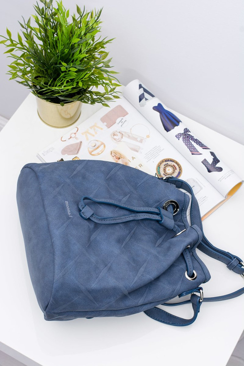 Темно-синій портмоне Стильний мішок Monnari