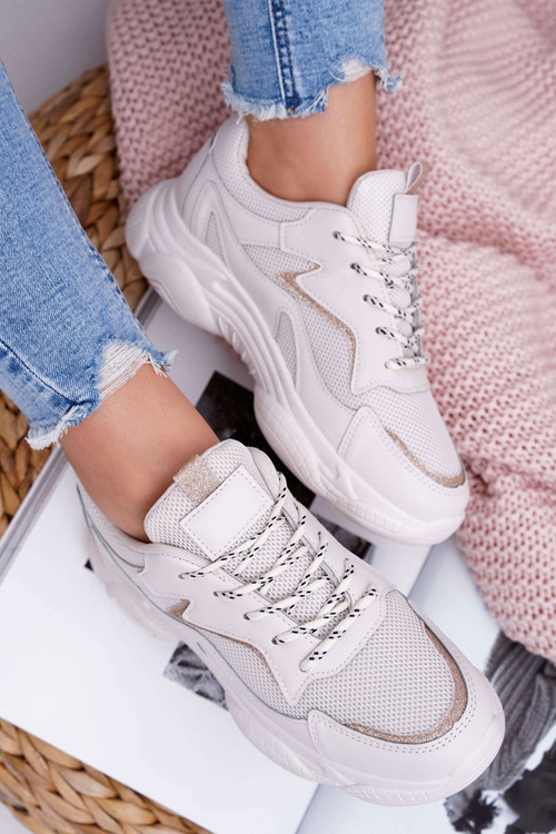 Спортивне жіноче взуття бежевого кольору Brocade Winchester