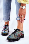 Жіночі броги Оксфорди Flowers Leather Maciejka 04087-43
