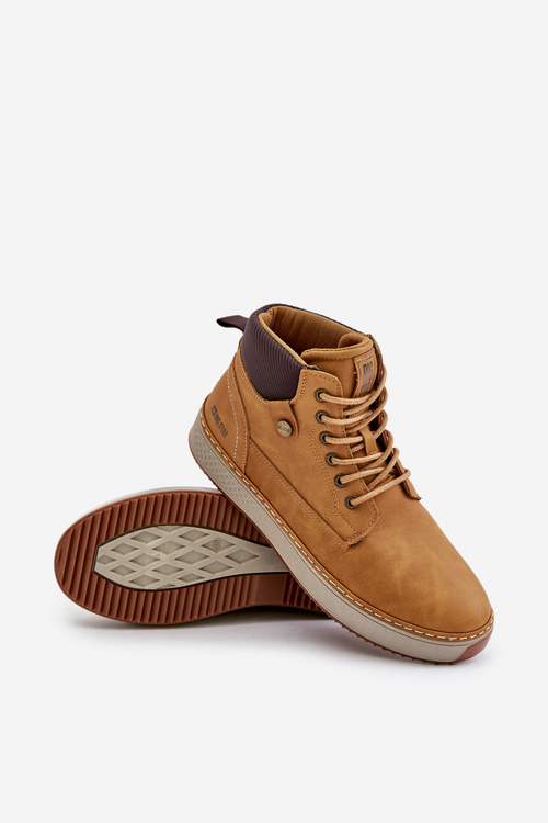 Чоловічі черевики на шнурівці Big Star OO174561 Hi-Poly System Camel