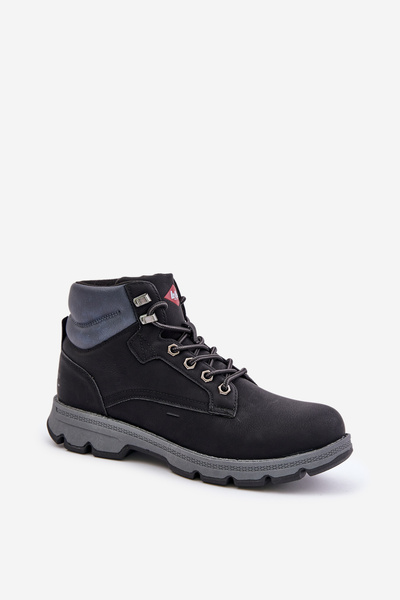 Чоловічі трекінгові черевики чорні Lee Cooper LCJ-24-01-2948