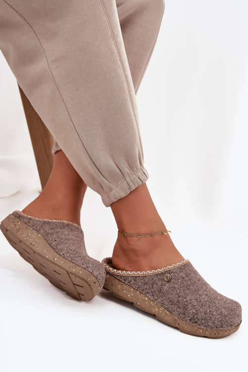 Домашнє Взуття Жіночі Тапочки Inblu ED000031 Бежева