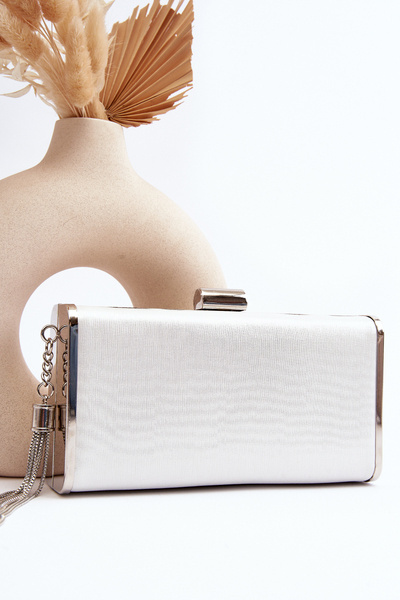 Маленька офіційна сумка з китицею Chionon Silver