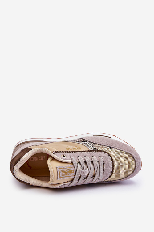 Модні кросівки Memory Foam System Big Star LL274364 Beige