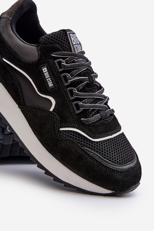 Чоловічі кросівки Big Star NN174321 Memory Foam System Black