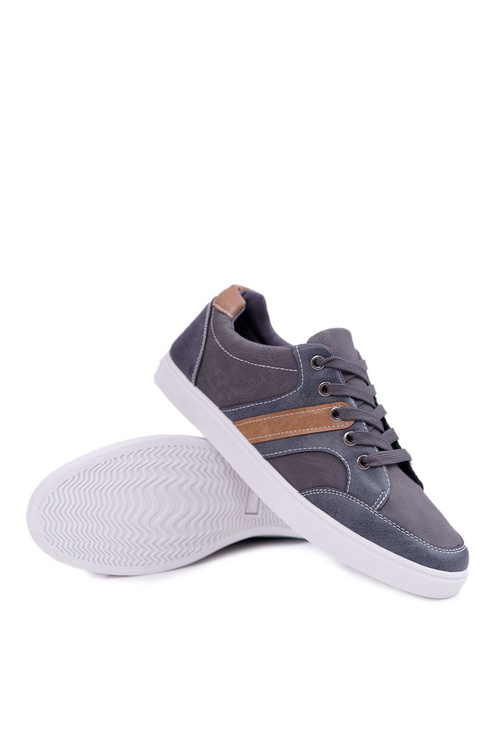 Чоловічі сірі повсякденні кросівки Kenny