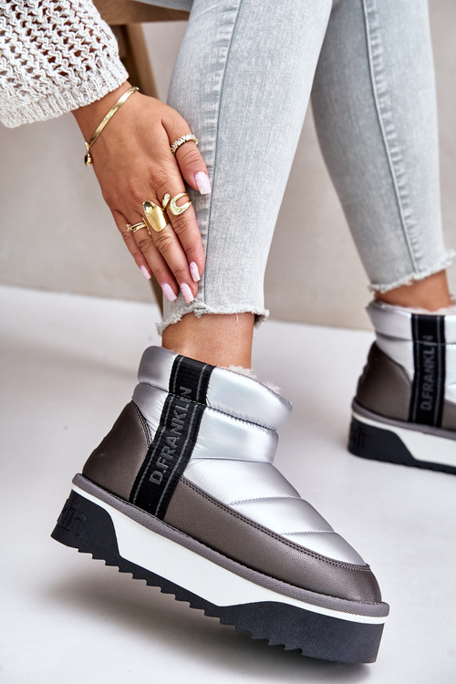 Черевики низькі на товстій підошві D.Franklin DFSH371010 Silver