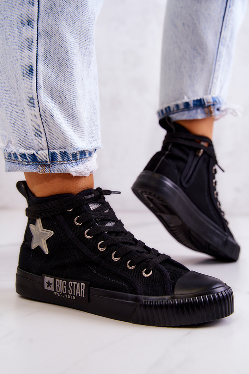 Класичні високі кросівки Big Star JJ274380 Чорні