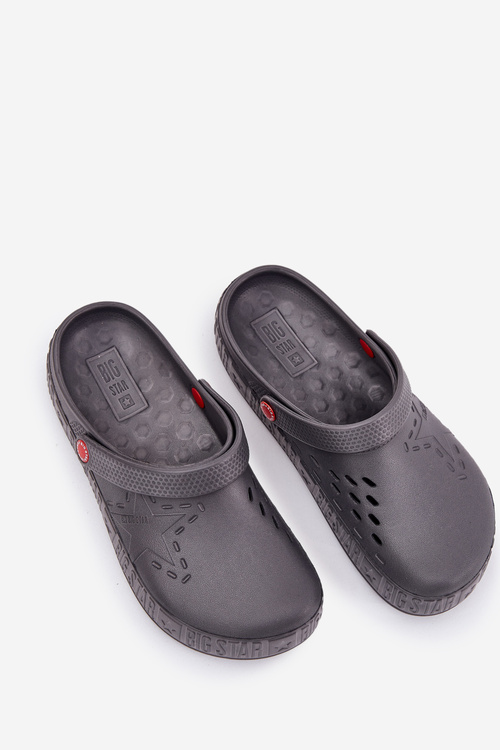 Чоловічі Легкі Клоги Big Star II175007 Сірі