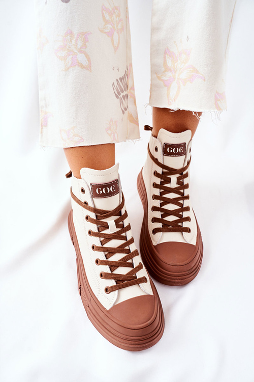 Жіночі утеплені кросівки GOE II2N4034 Білі