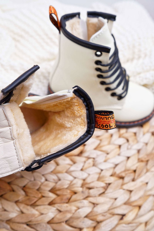 Дитячі черевики для розігріву на блискавці, фосфоресцентні білі Gabby