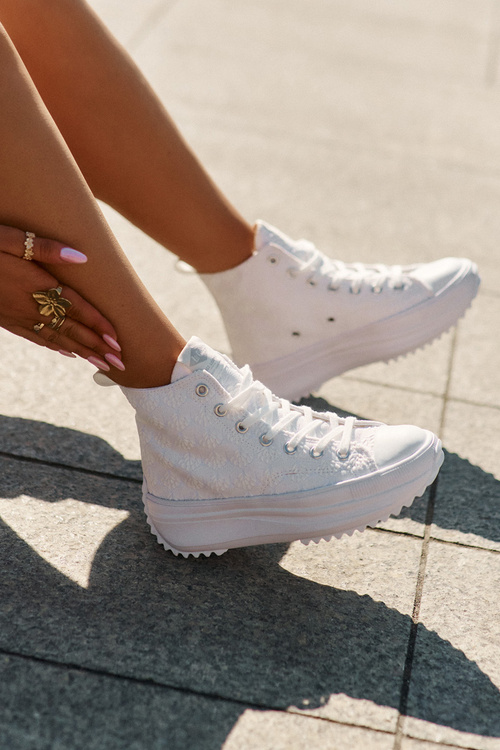 Високі Жіночі Кросівки Lee Cooper LCW-25-31-3461L Білі