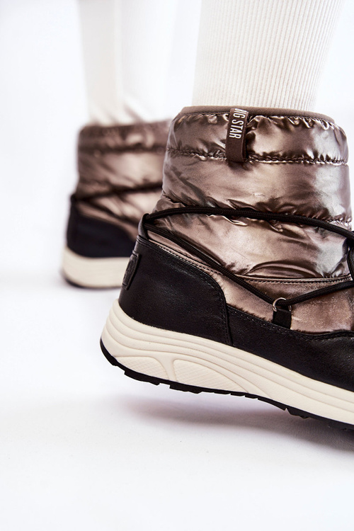 Жіночі снігові черевики Memory Foam Big Star KK274275 Silver-Black