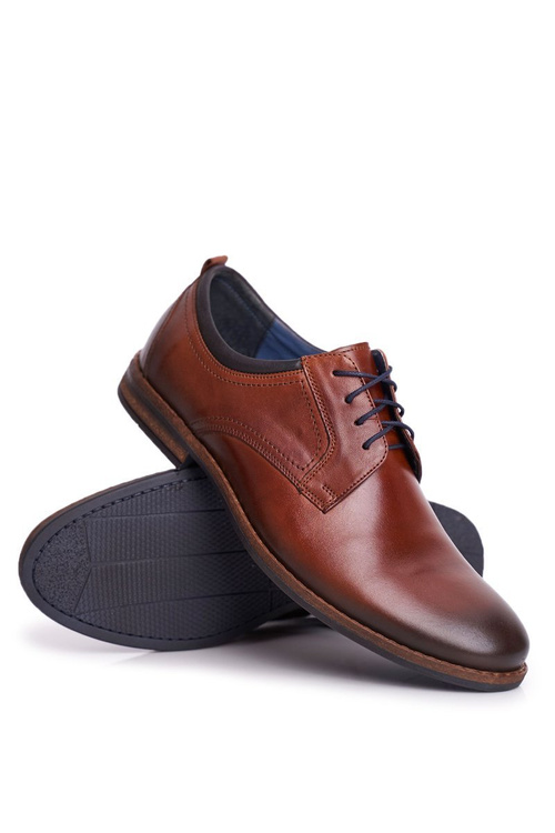 Чоловічі повсякденні шкіряні напівчоботи Nikopol Brown 1726