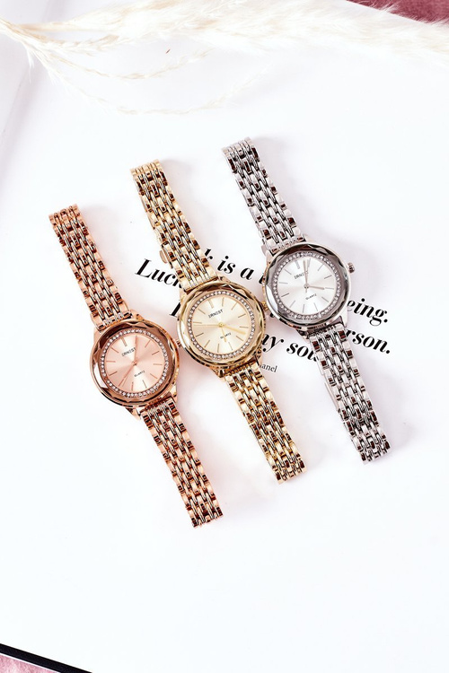 Watch On Браслет із кубічним цирконієм ERNEST Rose Gold