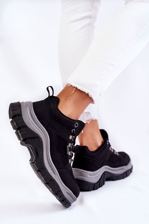 Жіноче трекінгове взуття Memory Foam Big Star KK274364 Чорне