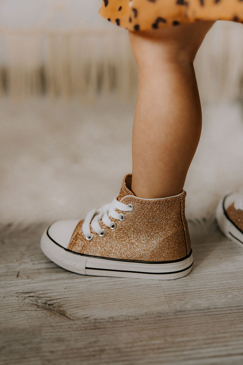 Дитячі високі кросівки Rose Gold Catrina