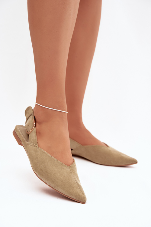 Жіночі балетки З Застібкою Зелені Tanelia